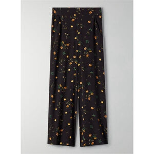 Wilfred Black with Yellow/Gold Flowers Faun Pants Sz XS